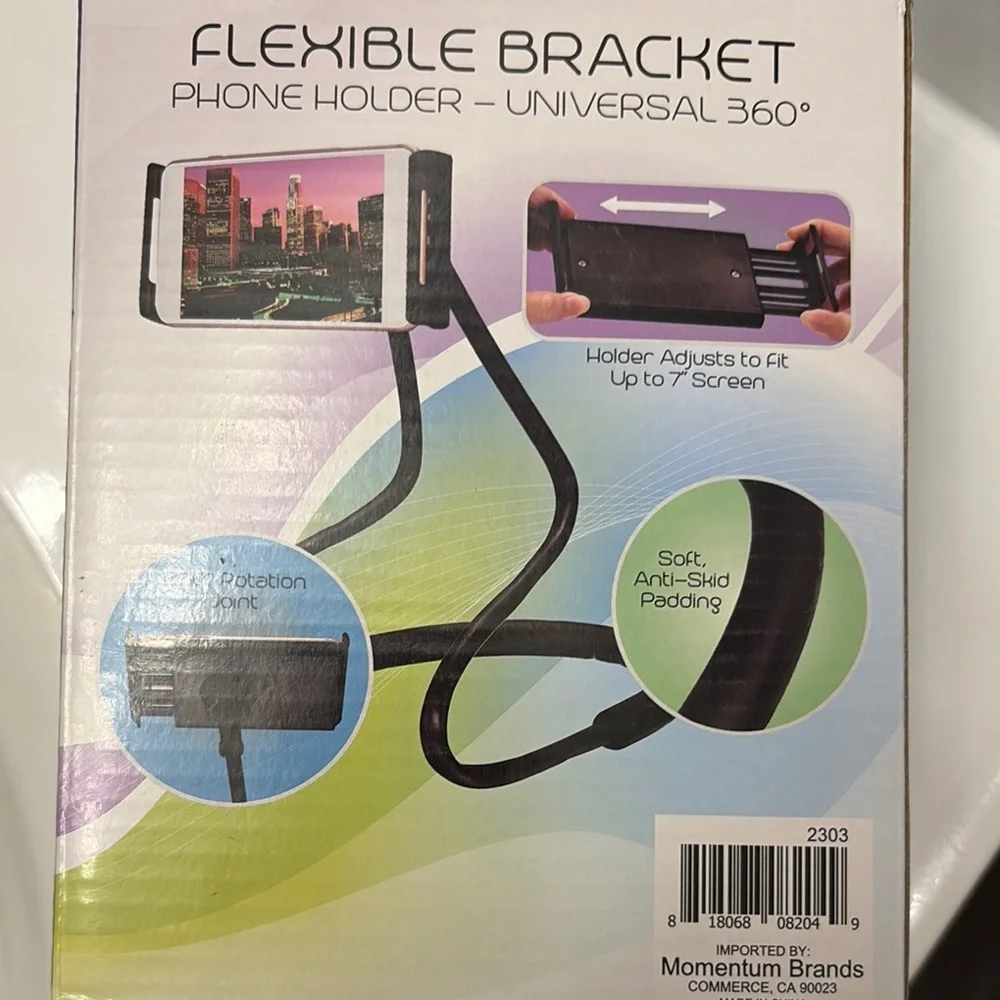 Pink Flexible Gooseneck Phone Holder Holster